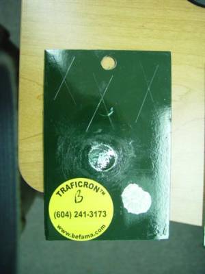 Paint adhesion test 